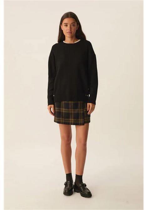 Des Petits Hauts Arigato Noir Extrafine Merino Wool Jumper Des Petits Hauts |  | 1H250043NOIR